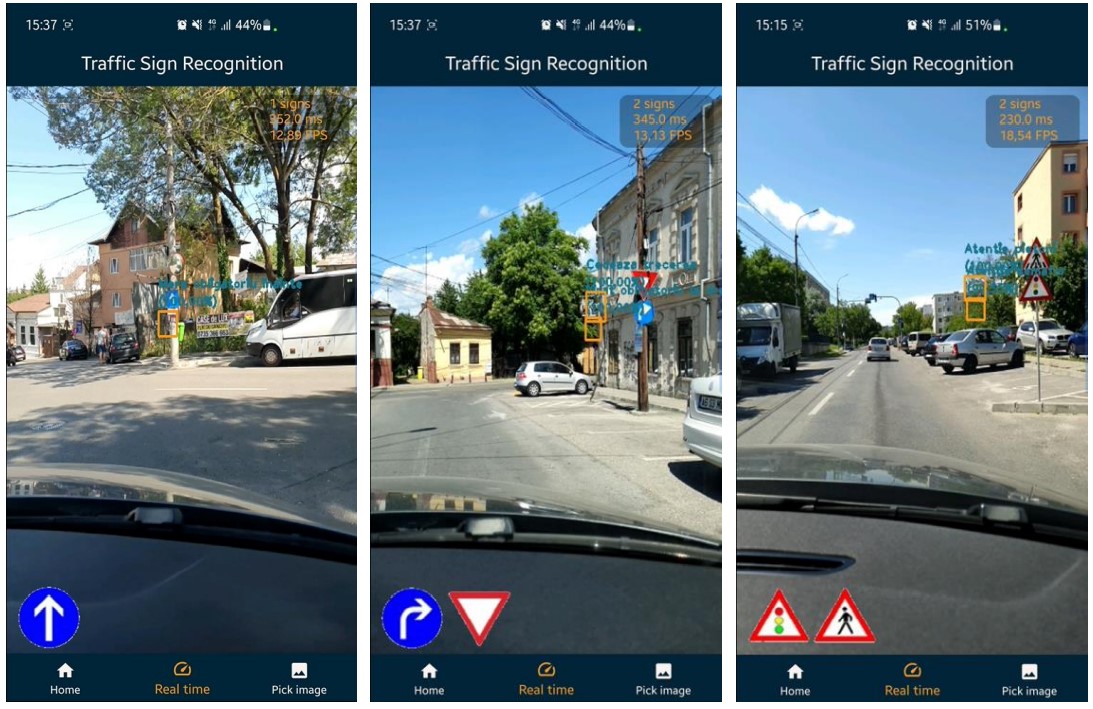 Traffic sign recognition on mobile platforms Android using Convolutional Neural Networks with reduced complexity