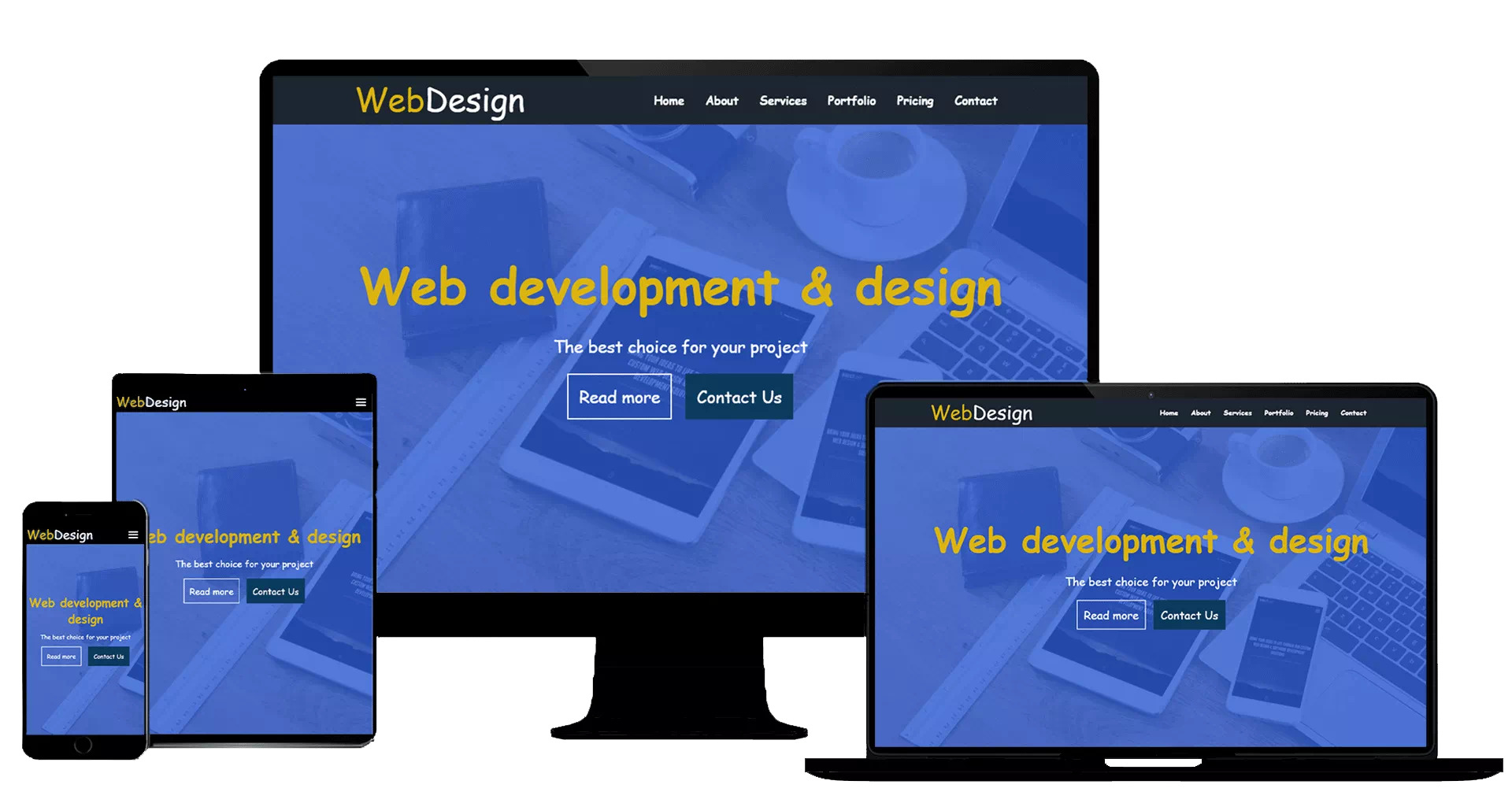 Template for a presentation website enrico g r iman